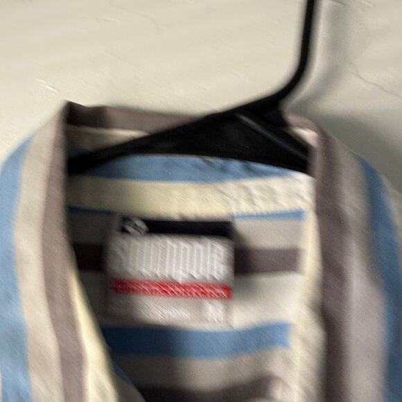 Southpole Y2K Vertical Stripe Button Shirt Cotton Streetwear Size‎ M - Picture 4 of 8